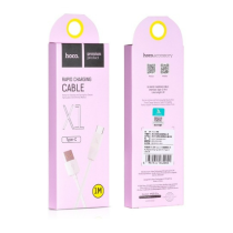 Кабель USB HOCO X1 Rapid, USB - Type-C, 2.1А, 1м, белый