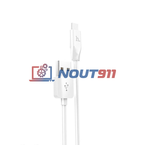 Кабель USB HOCO X1 Rapid, USB - Type-C, 2.1А, 1м, белый