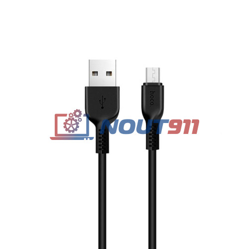 Кабель USB HOCO X20 Flash, USB - Micro USB, 2А, 2м, черный