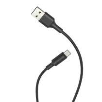 Кабель USB HOCO X25 Soarer для Type-C, 2А, длина 1м, черный
