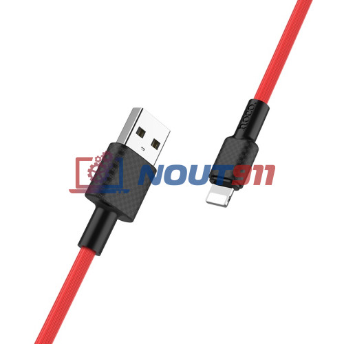 Кабель USB HOCO X29 Superior, USB - Lightning, 2.0А, 1м, красный