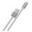 Кабель USB HOCO X2 knitted, USB - Lightning, 2.4А, 1м, серый
