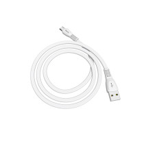 Кабель USB HOCO X40 Noah для Micro USB, 2.4А, длина 1 м, белый