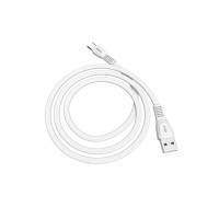 Кабель USB HOCO X40 Noah для Type-C, 2.4А, длина 1 м, белый