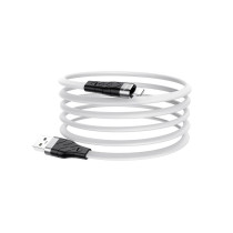 Кабель USB HOCO X53 Angel для Lightning, 2.4А, 1м, белый