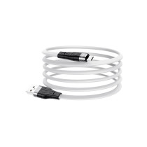 Кабель USB HOCO X53 Angel для Micro USB, 2.4А, 1м, белый