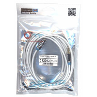 Кабель Vention 3.5 Jack-3.5 Socket 3m белый круглый