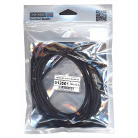 Кабель Vention 3.5 Jack-3.5 Socket 3m черный