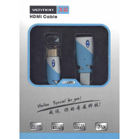 Кабель Vention HDMI (A01) 5m серый плоский