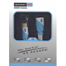 Кабель Vention HDMI (A01) 5m серый плоский