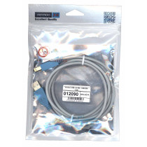 Кабель Vention USB 2.0 AM - USB BM 1,5m серый круглый