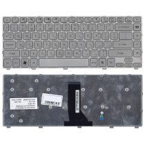 Клавиатура для ноутбука Acer Aspire 3830 3830G 3830T 3830TG 4830 4830G 4830T 4830TG серебристая