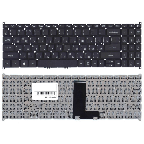 Клавиатура для ноутбука Acer Aspire 3 A315-55 черная