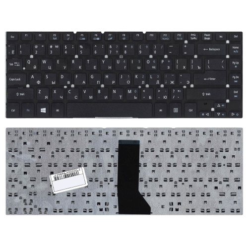 Клавиатура для ноутбука Acer Aspire ES1-511 520 черная