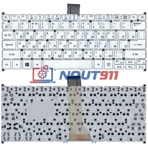 Клавиатура для ноутбука Acer Aspire V5-122P белая