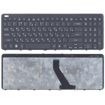 Клавиатура для ноутбука Acer Aspire V5, V5-5 Acer M5-581T черная с черной рамкой