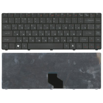 Клавиатура для ноутбука Acer D725 (короткий шлейф) черная (версия Packpard Bell)