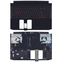 Клавиатура для ноутбука Acer Nitro5 AN515-44 черная топ-панель