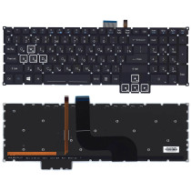 Клавиатура для ноутбука Acer Predator 17X GX-791 черная c подсветкой