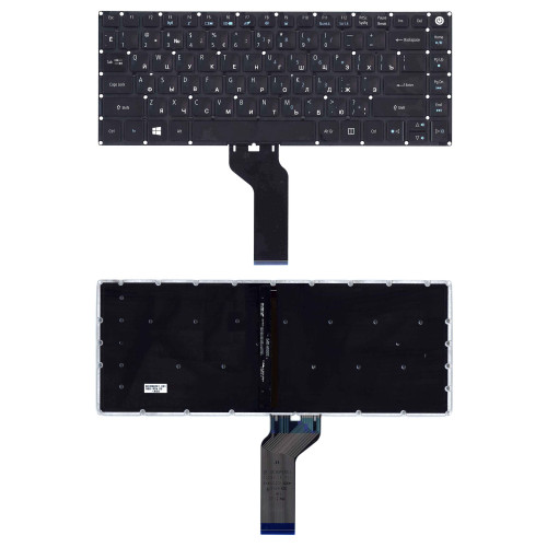 Клавиатура для ноутбука Acer Swift 3 SF314-51 черная с подсветкой