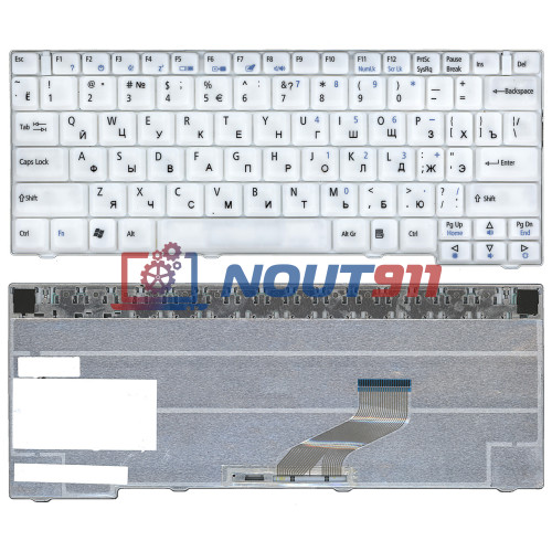 Клавиатура для ноутбука Acer Travelmate 3000 3010 3020 3030 3040 series белая
