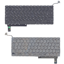 Клавиатура для ноутбука Apple A1286 с SD (Mid 2009 - Mid 2012) большой ENTER