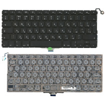 Клавиатура для ноутбука Apple Air A1304 A1237 13.3 черная большой ENTER