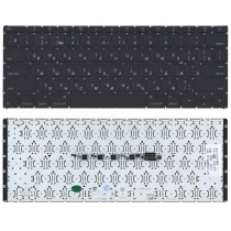Клавиатура для ноутбука MacBook 12" A1534 2016+ Small Enter черная