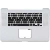 Клавиатура для ноутбука Macbook A1297 черная топ-панель