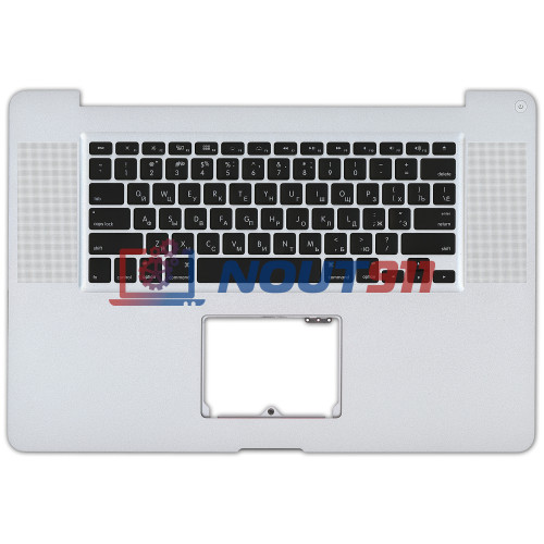 Клавиатура для ноутбука Macbook A1297 черная топ-панель