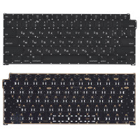 Клавиатура для ноутбука MacBook Air 13 Retina A1932 Late 2018 Mid 2019  плоский Enter черная