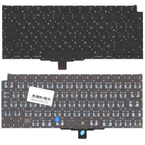 Клавиатура для ноутбука Apple MacBook Air 13 Retina M1 A2337 Late 2020 большой Enter черная