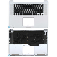 Клавиатура для ноутбука Apple MacBook Pro A1398 топ-панель (2012, Early 2013)