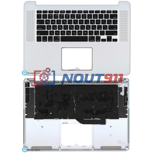 Клавиатура для ноутбука Apple MacBook Pro A1398 топ-панель (2012, Early 2013)