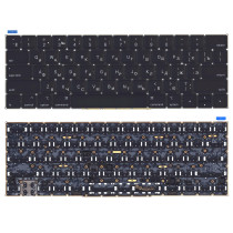 Клавиатура для ноутбука MacBook Pro Retina 13" A1989 15" A1990 2018 плоский Enter черная