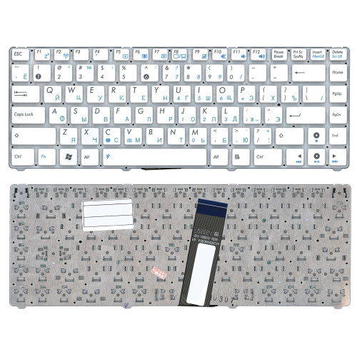 Клавиатура для ноутбука Asus Eee PC 1215 1225C 1225B белая