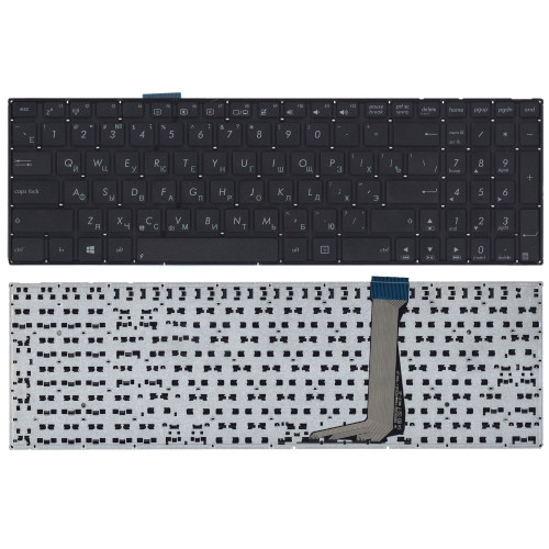 Клавиатура для ноутбука Asus E502  черная
