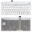 Клавиатура для ноутбука Asus Eee 1015 x101 белая с белой рамкой