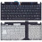 Клавиатура для ноутбука Asus Eee PC 1015 черная с рамкой