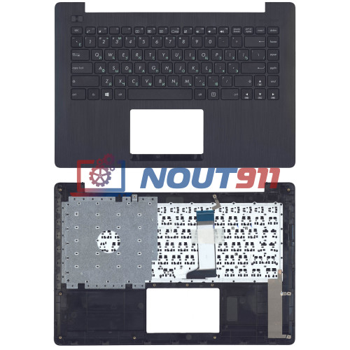 Клавиатура для ноутбука Asus F453 X453 черная топ-панель