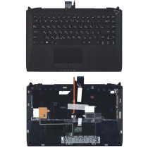 Клавиатура для ноутбука Asus G46 топ-панель черная с подсветкой