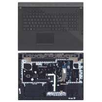 Клавиатура для ноутбука Asus G731GW G731GV черная с подсветкой топ-панель