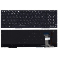 Клавиатура для ноутбука Asus GL753 FX553VD черная с белой подсветкой