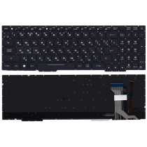 Клавиатура для ноутбука Asus GL753 FX553VD черная с белой подсветкой