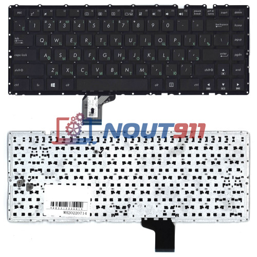 Клавиатура для ноутбука Asus K401L A401 черная