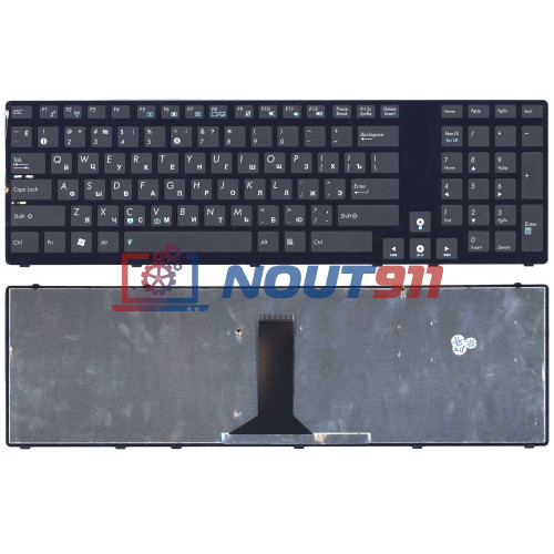 Клавиатура для ноутбука Asus K95 черная с рамкой