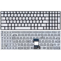 Клавиатура для ноутбука Asus N541 серебристая
