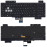 Клавиатура для ноутбука Asus ROG GL704 черная с подсветкой