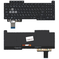 Клавиатура для ноутбука Asus ROG Stirx G17 G713 черная RGB-подсветка