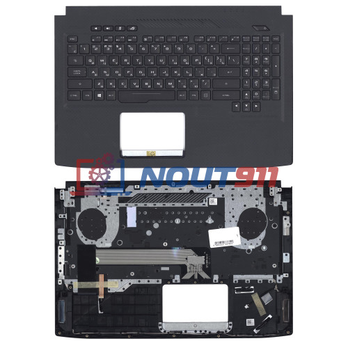 Клавиатура для ноутбука Asus ROG Strix GL503 GL503V GL503VD топ-панель c белой подсветкой